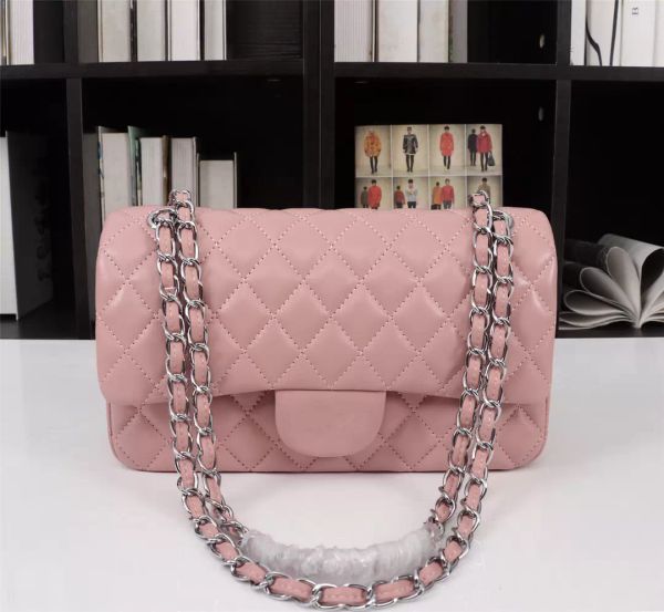 

designer handbag shoulder silver chain bag clutch flap totes bags wallet velour purse double letters hasp waist square stripes women luxury