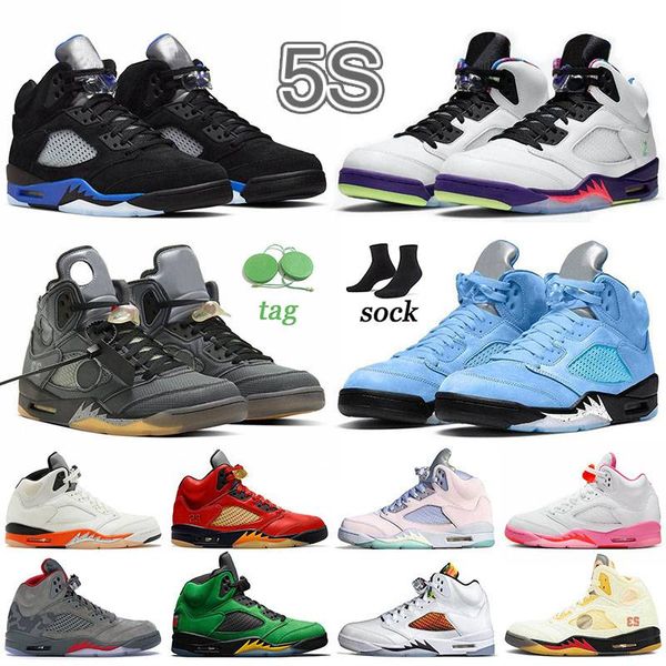 

wholesale 5s basketball shoes mens trainers sport sneakers green bean easter raging red racer blue unc men jumpman 5 concord mars for her or
