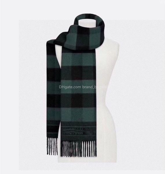 

2022 designer scarves winter wool scarf classic cashmere plaid shawl fashion scarfs brand luxury scarfs, Blue;gray