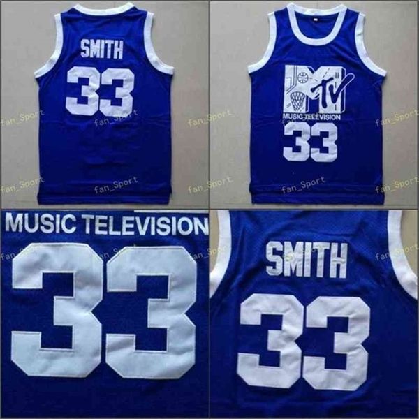 

sj will smith #33 jersey music television first annual rock n'sj ck b-ball jam 1991 men blue color double stiched s & name & number in, Black