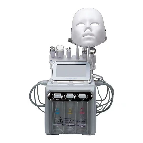 

7 in 1 h2o2 small bubble facial hydrogen oxygen beauty machine rf skin rejuvenation hydro dermabrasion machine 2022