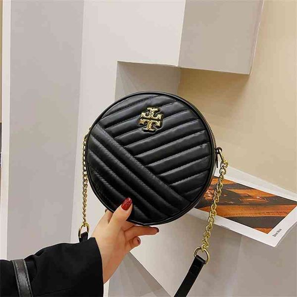 

shoulder bags trendy bags round cake autumn one chain texture small round messenger tide embroidered thread factory direct sales 68% off