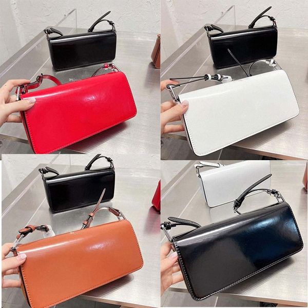 

brushed leather femme bag flap bags geometric shape crossbody shoulder bag mini wallet purse handbag luxurys designers triangular logo prad