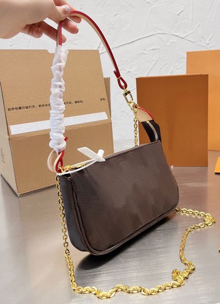 

luxury designer bag shoulder handbags l quality high fashion women wallets clutch totes crossbody cowhide classic double straps mahjong bags