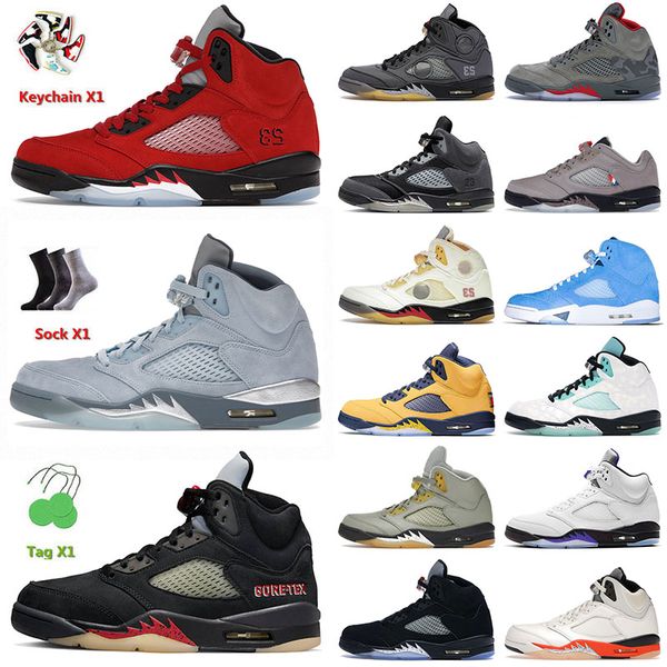 

2022 arrival basketball shoes 5 5s v jumpman raging bull bluebird off noir unc what the black muslin stealth sail mens women sneakers traine