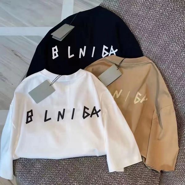 

summer mens designer t shirt casual man womens tees with letters print short sleeves sell luxury men hip hop clothes, White