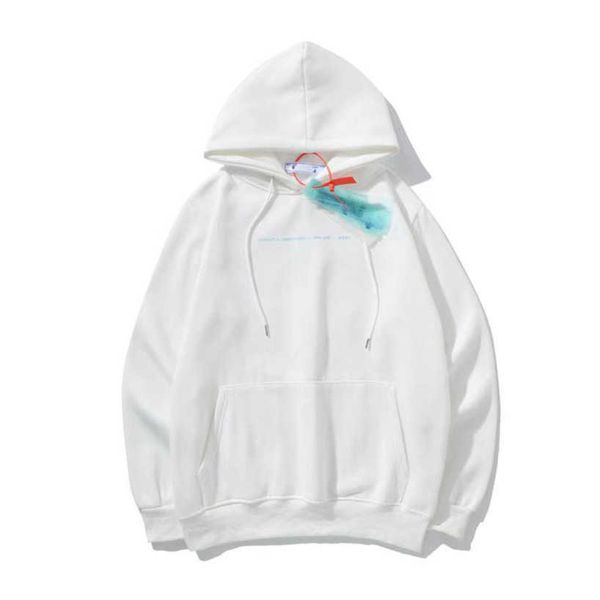 

men's hoodies classic luxury sweatshirts offs pullover shirts women sweater men arrow letter print black white hoodie tees trend coat x