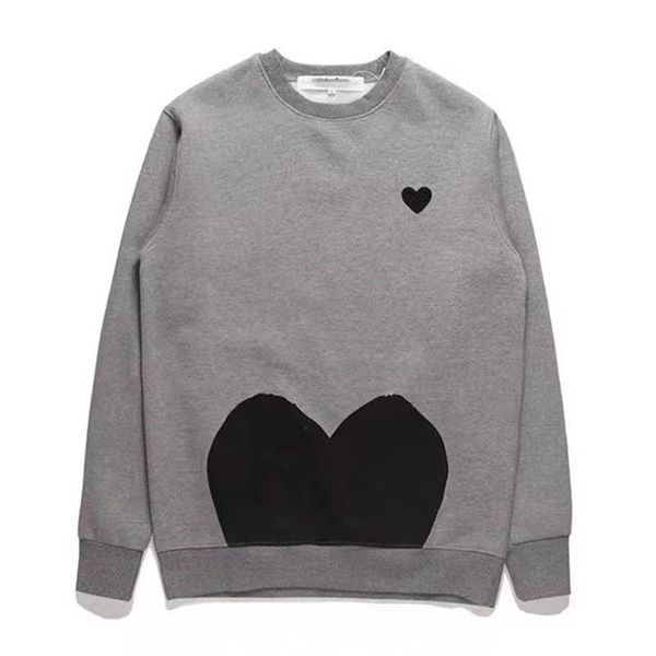 

men's hoodies play sweatshirts quality commes jumpers des mens clothing garcons letter embroidery long sleeve pullover man women red he, Black