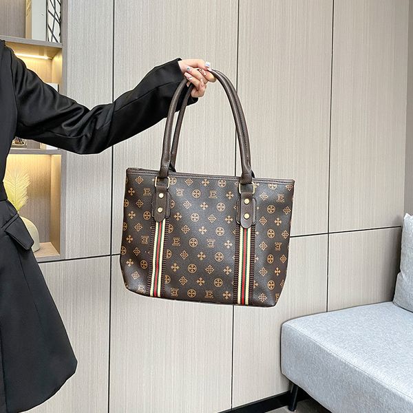 

women's bag summer totes soft leather shoulder bags large capacity underarm bag