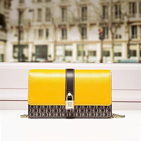 

2022 letter printed designer evening bags handbags womens fashion luxury chain lock design real leather lady messenger bag