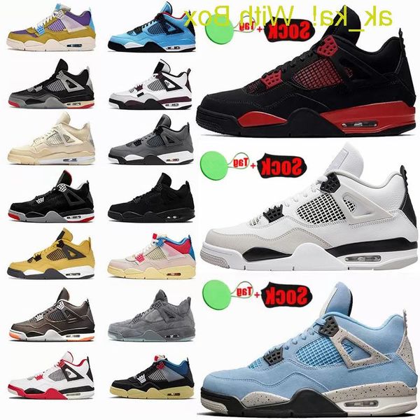 

box 12days get shoes - military black 4 mens basketball shoes 4s jumpman big size 48 49 50 sneakers fire red thunder lightning universi