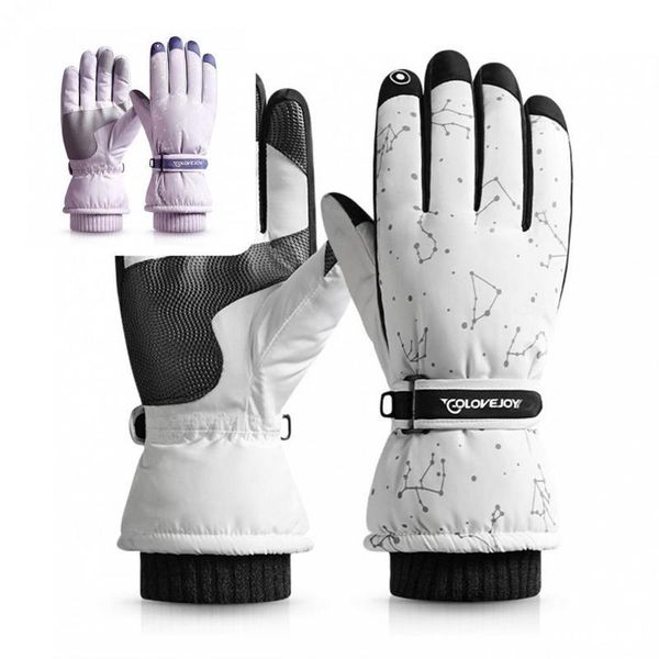 

ski gloves windproof adjustable men women ski winter riding gloves for 220922