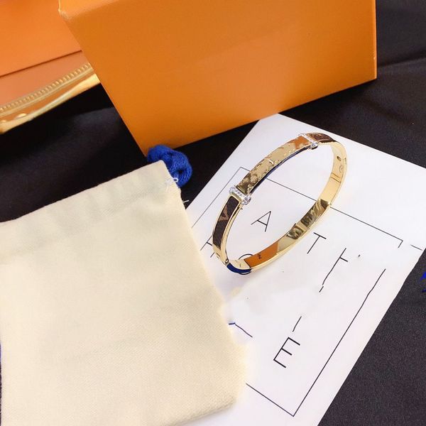 

bangle fashion designer bracelet for mens women full diamond gold letters l love bracelets gifts womens luxury bracelets jewelry, Black
