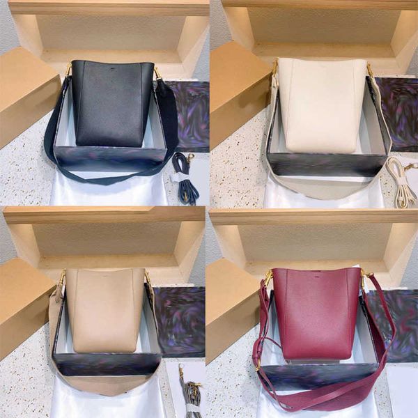 

totes tote bags women designer bucket wide shoulder straps handbags leather luxury crossbody female inside pocket and bladder bucket 220920