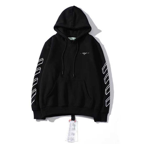 

men's fashion luxury sweatshirts brand offs pullover hoodies women black white sweater men arrow letter print hoodie trend sweatshirt