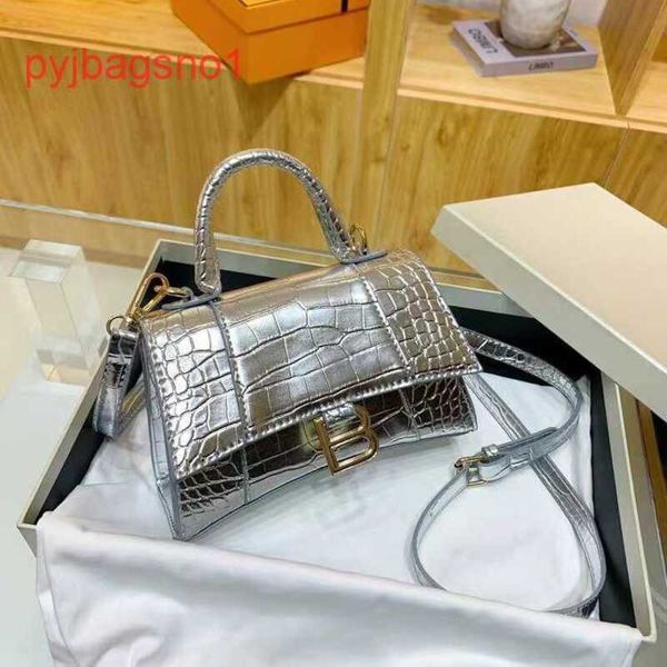 

hourglass bag balencig shoulder bags online shop fashion women's 2022 spring new hand minis fashion patent lea