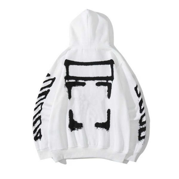 

women's classic luxury sweatshirts brand white pullover shirts hoodies women sweater men arrow letter print black hoodie tees coat jack