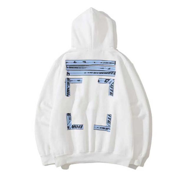 

luxury men's classic pullover sweatshirts hoodies brand white women sweater men arrow letter oil print black hoodie coat sweatshirt lo