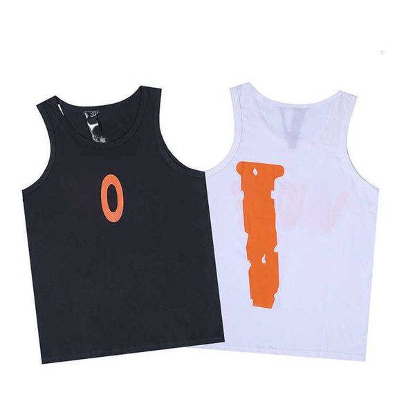 

men' tank 2021 designer summer fashion katoen t shirt usa streetwear women men short mouw brand hip hop comfortable sleeveless t-shir, White;black