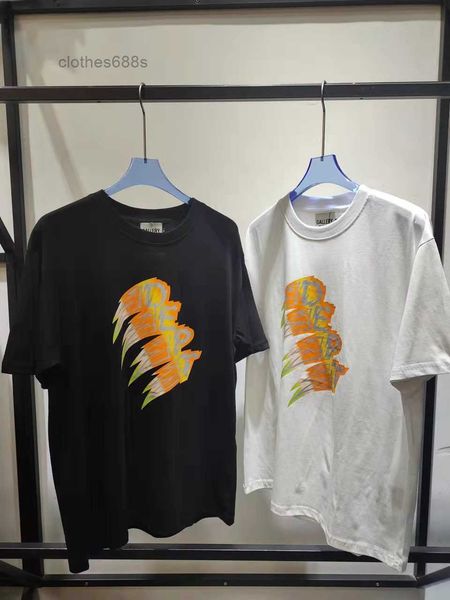 

ouyang nana gallerydeptts t shirt sweaters tshirt mens designer color letter graffiti summer short sleeve men's and women's street, White;black