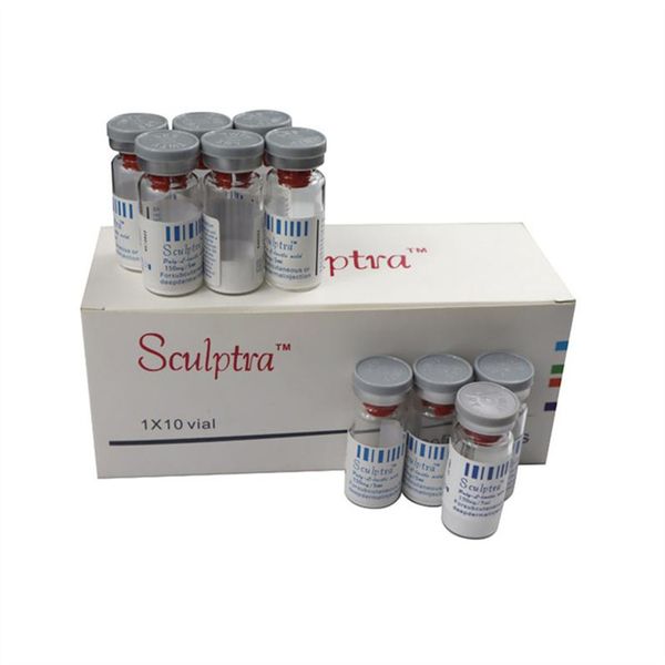 

sculptra 10 vials x 5ml poly-l-lactic acid butt dermal filler