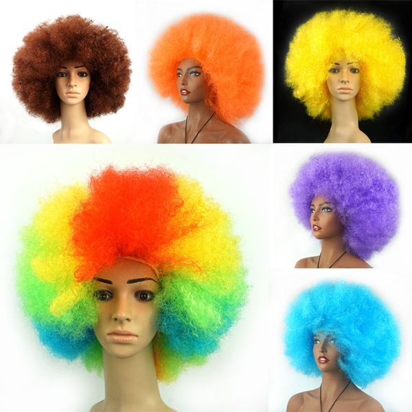 

big afro wig fluffy and children can wear funny funny factory delivery, Black