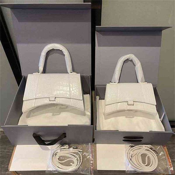 

bag balencaigass designer handbags luxury hourglass women crocodile shoulder s leather ladies handbag fashion