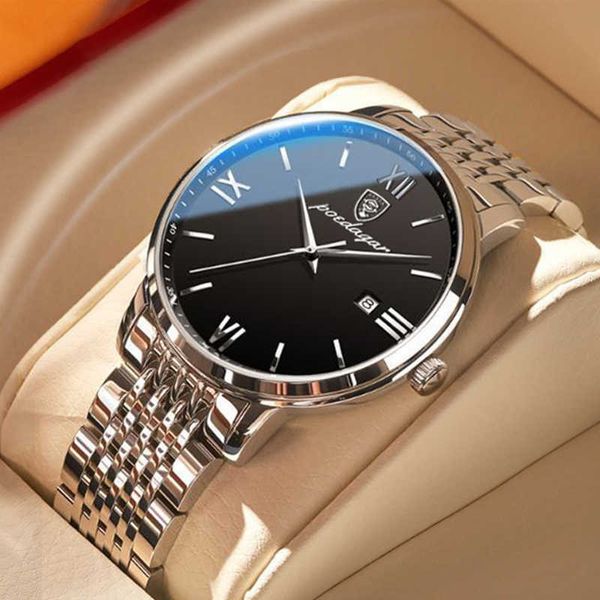 

wristwatches 2022 brand luxury men's 30m waterproof date clock male sports es men quartz casual wrist watch relogio masculino 0923, Slivery;brown