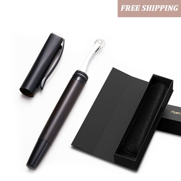 

wool yarn toys bdsm black pen holder design the thorn wheel stimulates waterproof safe no rust foreplay flirting toys pocket size nipple suc, Black;white