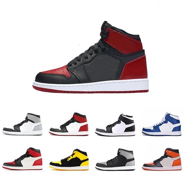 

camo pack 1 mens 1s boots shoes gold 3 metallc red court purple pine green chicago fragment unc trainers sports sneakers291c, Black