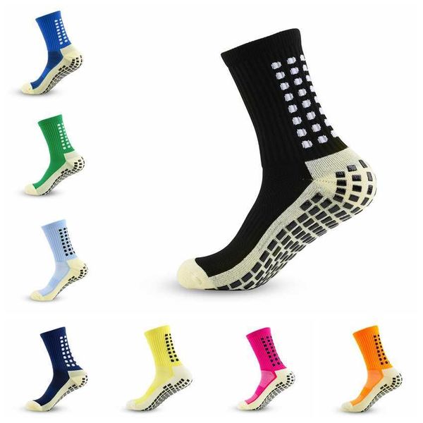 

1pc socks hosiery anti-slip soccer women men outdoor sport grip football yoga y2209, Black;white