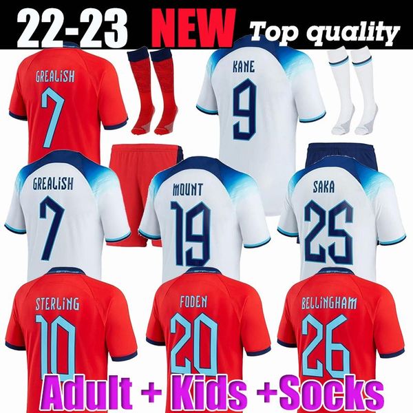 

2022 world cup mead englans player soccer jerseys maillot foot kane sterling rashford sancho grealish mount foden henderson maguire 22 23 fo, Black;yellow