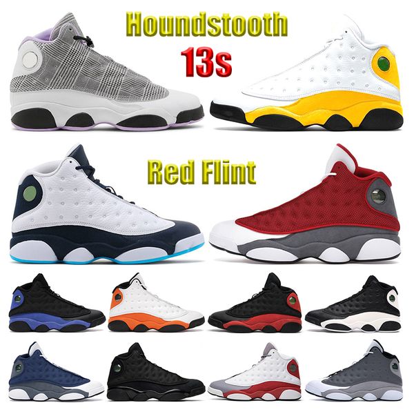 

mens basketball shoes 13s houndstooth obsidian flint black hyper royal court purple starfish reverse he got game chicago altitude men sports