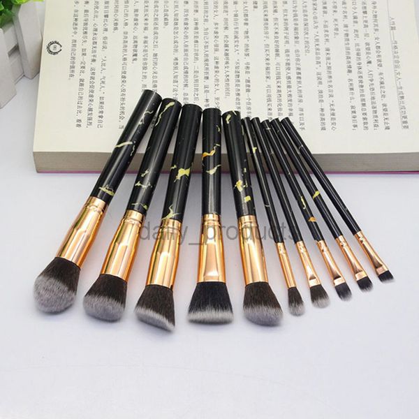 

highlighter eye cosmetic powder 10pcs/set makeup brushes sets foundation eye shadow cosmetics professional eyebrows soft hair vtmhp1758