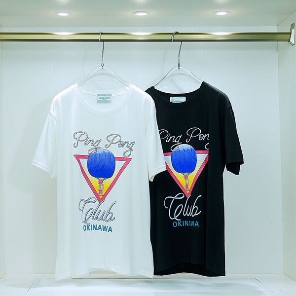 

quality tee 2023 new letter tees shirt summer print crew neck men t shirt, Black;brown