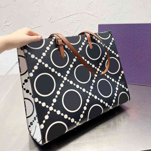 

designer luxury women the tote bag fashion versatile handbags shoulder crossbody bags purse tories totes large capacity saddle wallets 7a g5