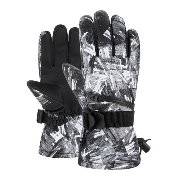 

ski gloves snow waterproof windproof mitten water ing winter snowboard for men women cold weather i 220922