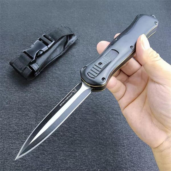 

benchmade infidel 3300 mchenry double action automatic knife bm42 3320 3551 pocket tactical knives gear survival knifes with nylon sheath ed