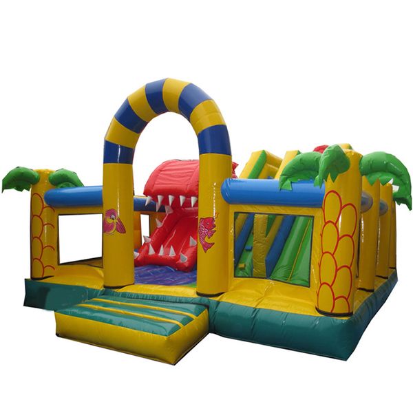

outdoor games & activities pvc inflatable bounce house and slide combo