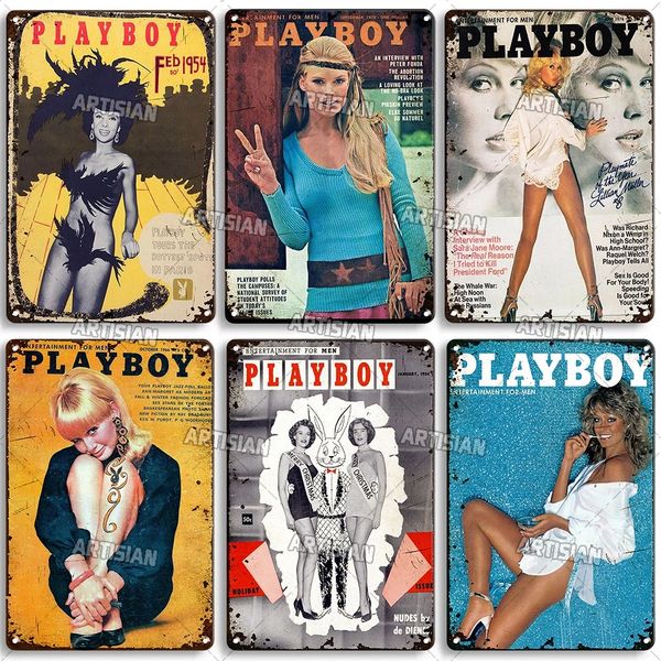 

do old metal painting girls poster wall decorative lady movie vintage metal plaque home bar studio decor signs retro tin sign