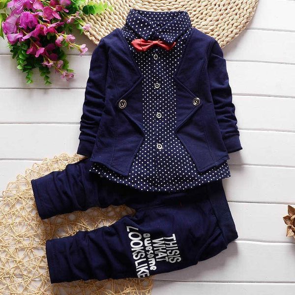 

Boys Sets Clothes Baby Autumn Spring Infant Tracksuits Toddler Cotton Denim Set Outfits for Newborn Boys Clothes Suits45pu, White