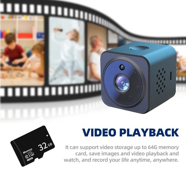 

as02 mini wireless camera 1080p indoor voice intercom home security camera ir night version video surveillance
