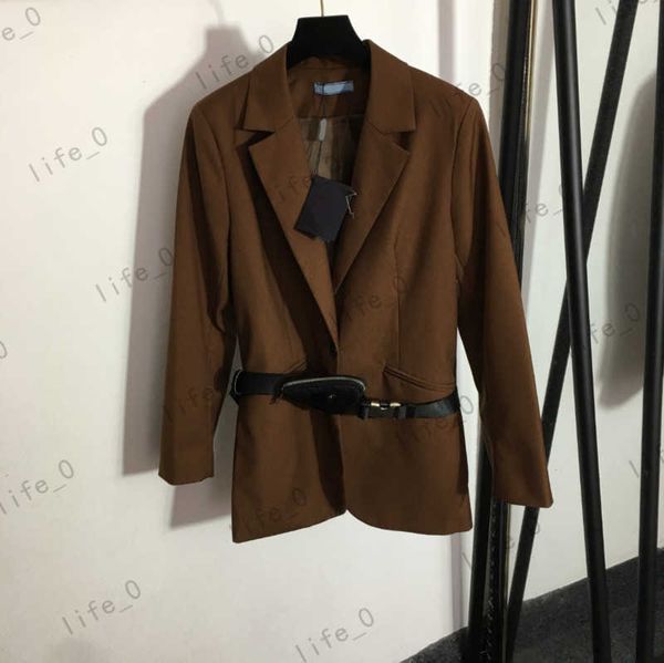 

fashionable eversion v-neck women jacket soft lined lace-up slim fit warm thick outerwear autumn winter womens designer coat 2 color 1970, Black;brown