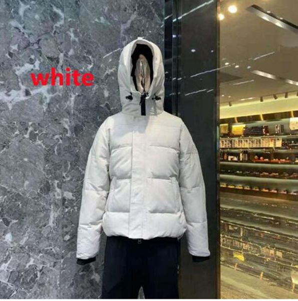 

winter outdoor leisure sports designer down jacket white duck windbreak mens parkas jackets collar hat keep warm real wolf skin fashion clas, Black