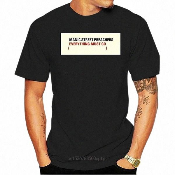 

men's t-shirts 2022 funny t shirt men novelty tshirt manic street preachers everything must go t-shirt q7r0#, White;black