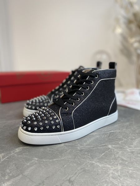 

shoes designer version handmade custom csl fashion mid-casual sneakers, Black
