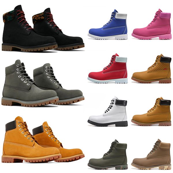 

winter boot designer shoes ankle men womens platform boots martin shoe for cowboy yellow red blue black pink hiking size 36-45