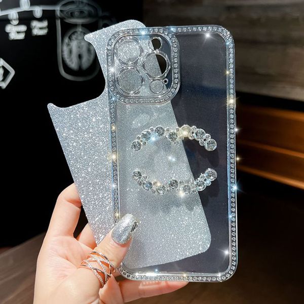 

luxury cases designer phonecase glint rhinestone mobile phone case for iphone 14 pro max 13p 12 11 xr retro shockproof cover shell 2022