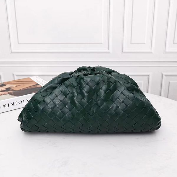 

elegant western famous party evening bags genuine soft leather cowhide green purse it cloudy bag excellent quality