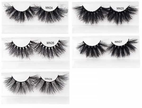 

cirsscross curly thick mink false eyelashes 25mm natural long reusable hand made multilayer 3d fake lashes full strip eyelash extensions mak